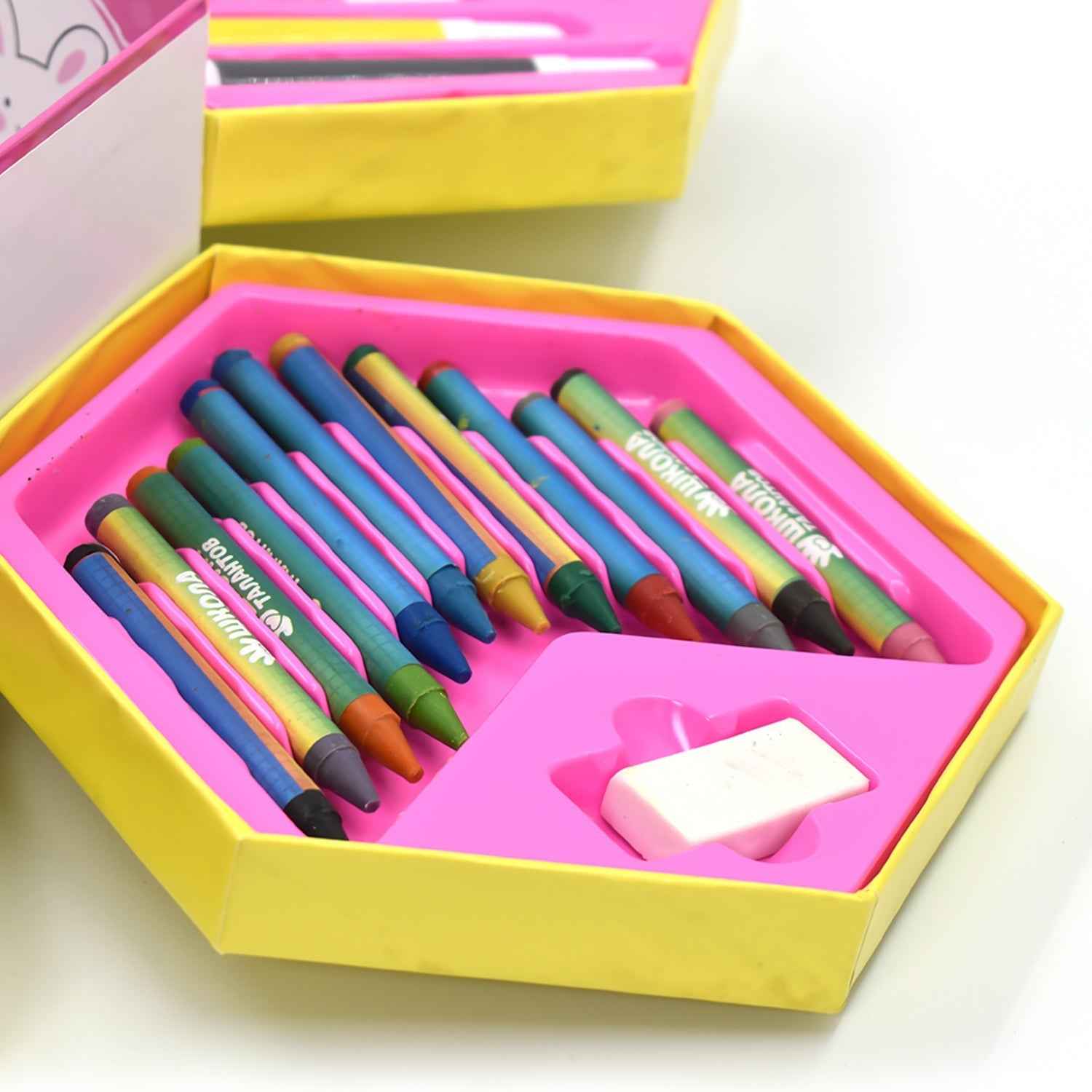 Kids Colouring Kit – 46 Pcs Art & Craft Set | CustoPen