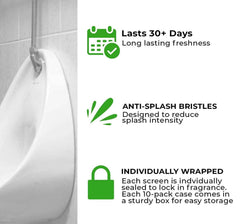 Urinal Screen Mat – Anti-Splash & Odor Control | Velvet Wipe