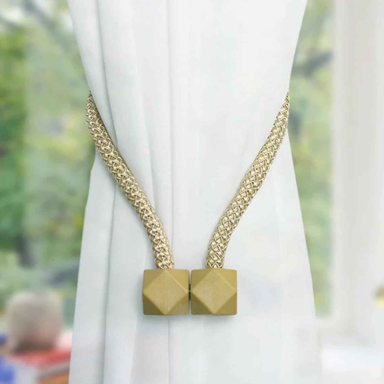 Pearl Curtain Tiebacks – Non-Magnetic & Elegant | FreshAura Homeware