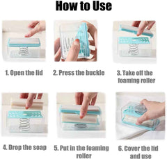 Soap Roller and Dispenser – Portable 2-in-1 Kitchen & Bath Accessory