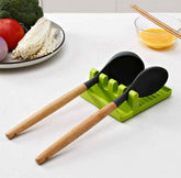 Spatula Holder – Multi-Functional Silicone Utensil Rest | Quickslice