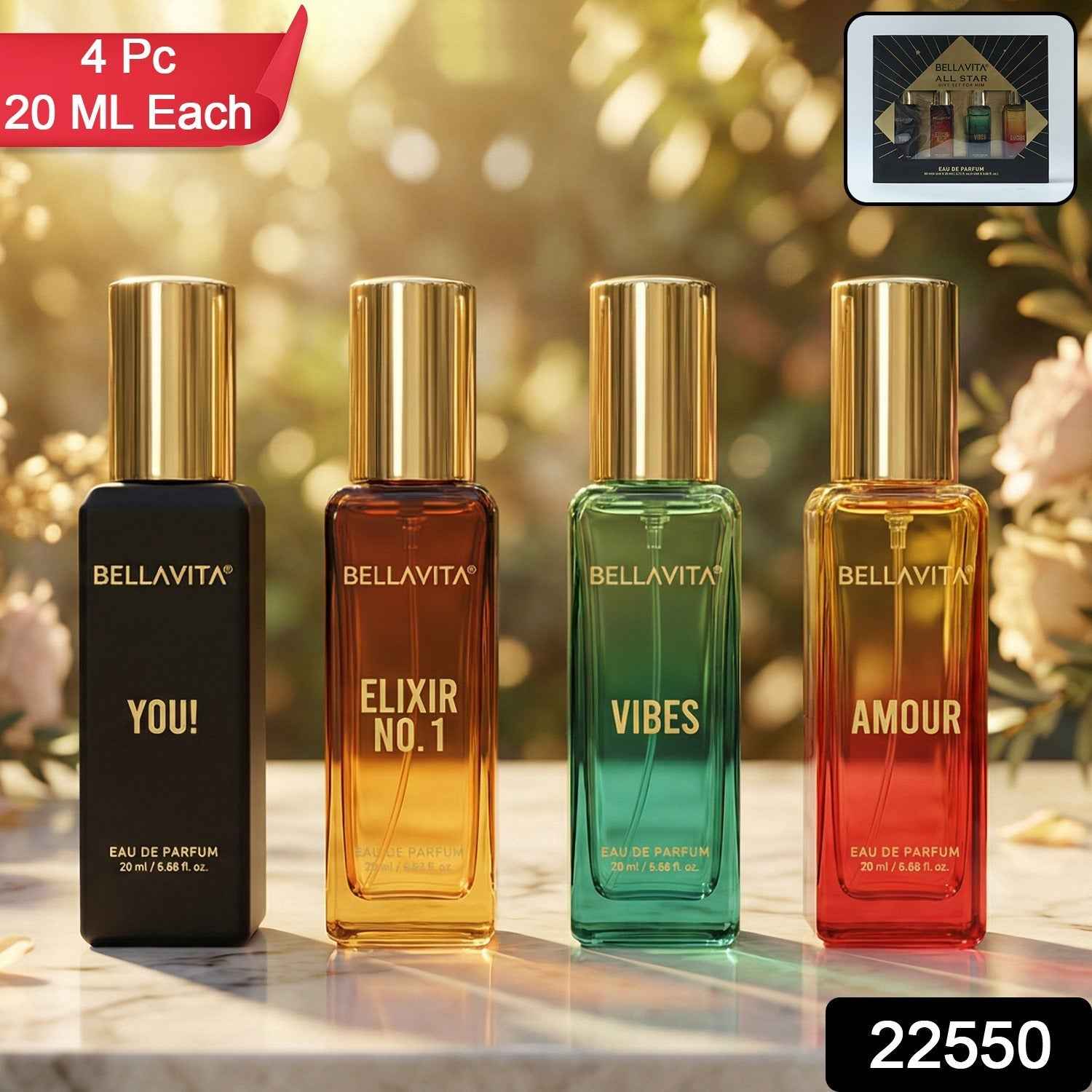 Perfume Gift Set – Unisex Luxury Fragrance Collection for Travel
