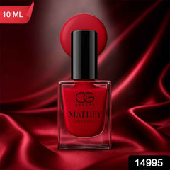 Red Matte Nail Polish – Quick Dry & Long-Lasting Finish