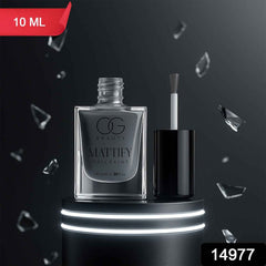 Calm Grey Matte Nail Polish – Quick Dry & Long-Lasting 10ml