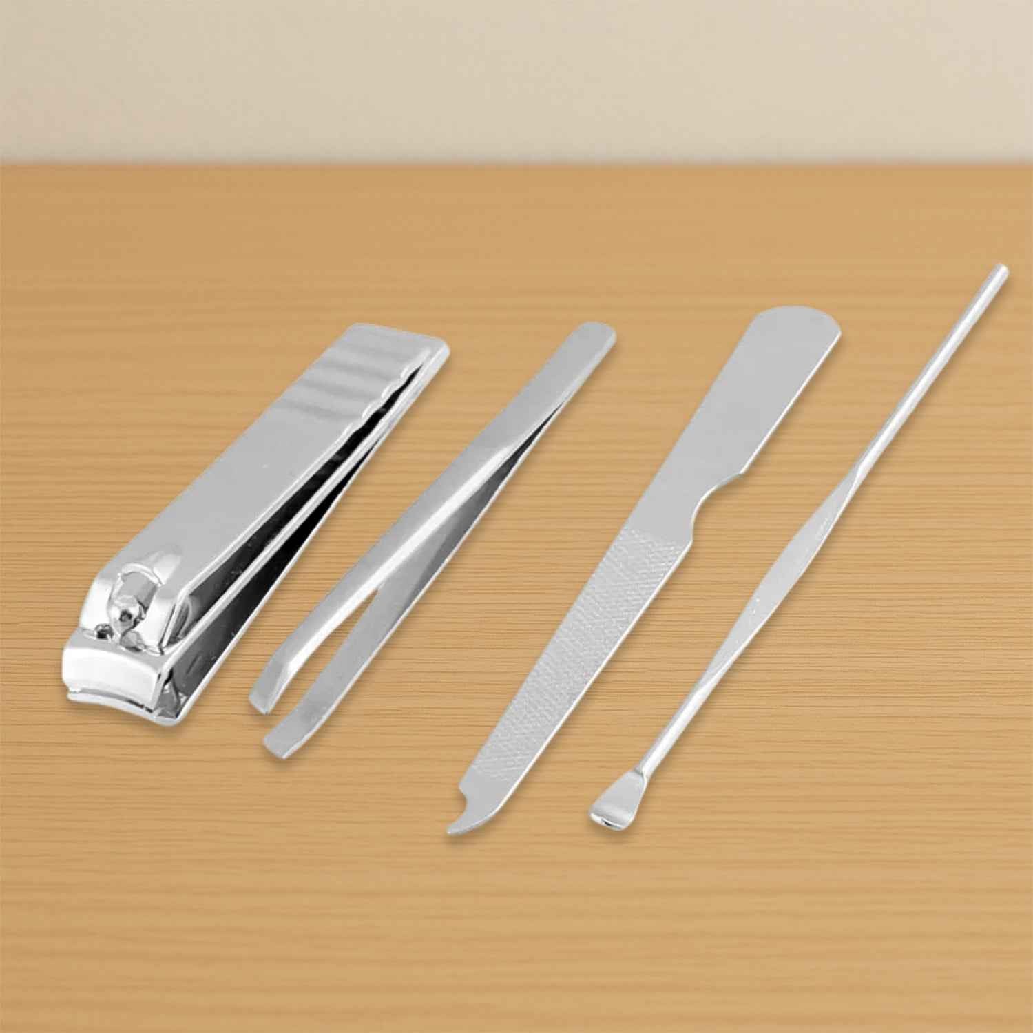 Nail Clipper Kit – Stainless Steel 4-in-1 Manicure Set | Velvet Wellness