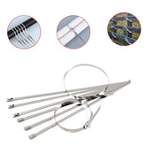 Stainless Steel Cable Ties – 100 Pcs Heavy-Duty | BoltForce