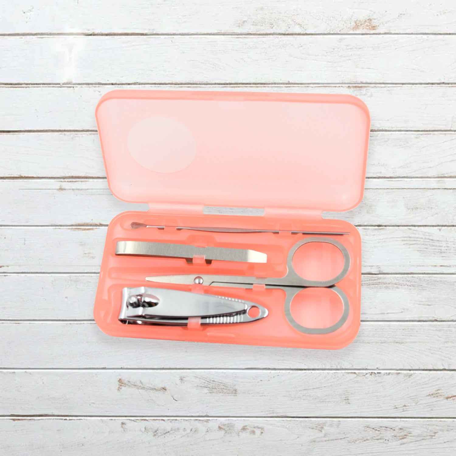 Nail Clipper Set – Stainless Steel 4-Pc Travel Manicure Kit | AuriGlam