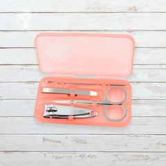 Nail Clipper Set – Stainless Steel 4-Pc Travel Manicure Kit | AuriGlam