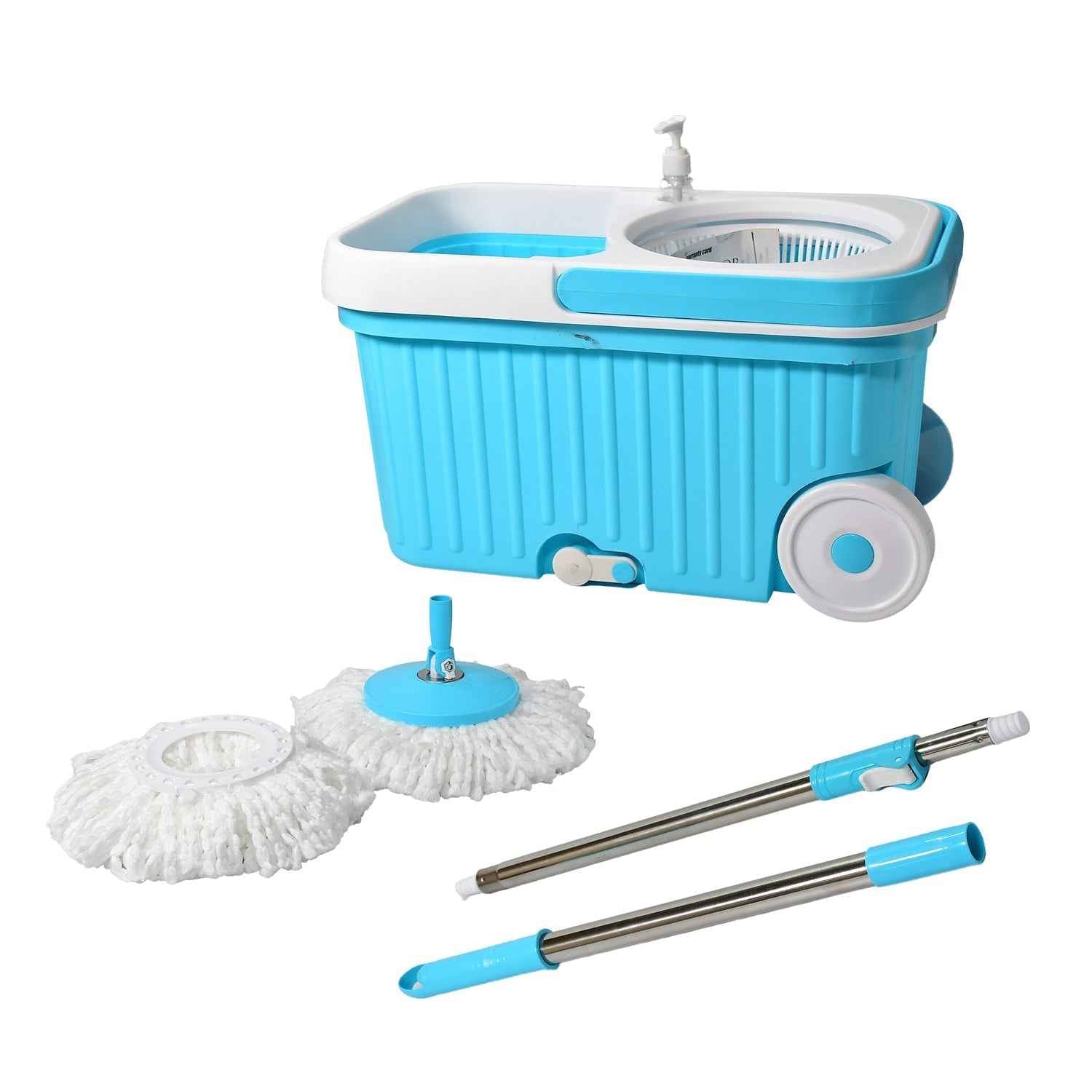 Spin Mop – Bigger Wheels & Auto Fold Handle | Ganesh