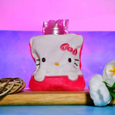 Hot Water Bag for Pain Relief – Pink Small with Cover | Velvet Wellness