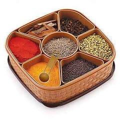 Masala Dabba – 7-in-1 Spice Storage Box | Lunchie Bunchie