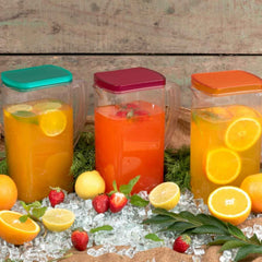 Plastic Water Jug Set 2L with 6 Glasses – BPA-Free | hydrozilla