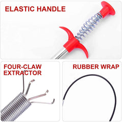 Drain Cleaner Tool – 290cm Flexible Pipe Clog Remover | ToolMate Pro