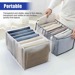 Clothes Organizer 7 Grid – Wardrobe Storage Solution | Organivo