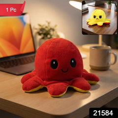 Reversible Octopus Plush Toy – Express Moods with Soft Comfort