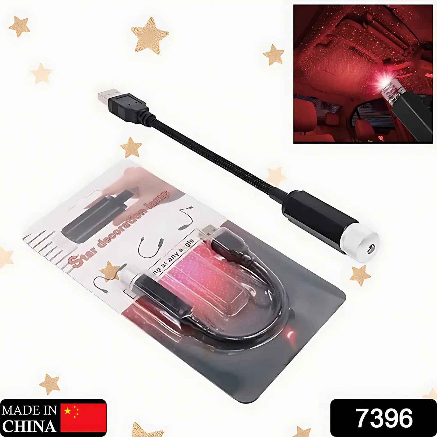 Car Star Projector – USB Roof Galaxy Light | Indo Glow