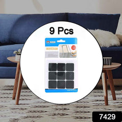 Close-up of a thick, durable felt furniture protection pad