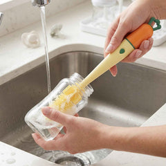 3 in 1 Bottle Cleaning Brush Ð Gentle & Reusable with Silicone Head