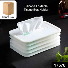 Silicone Tissue Holder – Foldable & Stylish for Home & Office