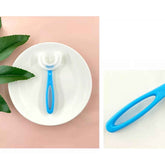 U-Shaped Toothbrush for Kids – Gentle Silicone Clean | Mini Bubbles