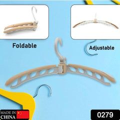 Portable Folding Hanger – 360° Rotating, Travel-Friendly | Organivo