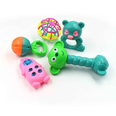 Rattles Baby Toy Set – 5 Pcs Engaging Fun | Aditi