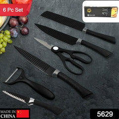 Kitchen Knife Set – 6-Pc Professional Steel | CookAura