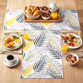 Reversible Dining Table Placemat – Elegant Leaf Design