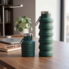 Silicone Foldable Water Bottle Ð Space-Saving Travel & Sports Hydration