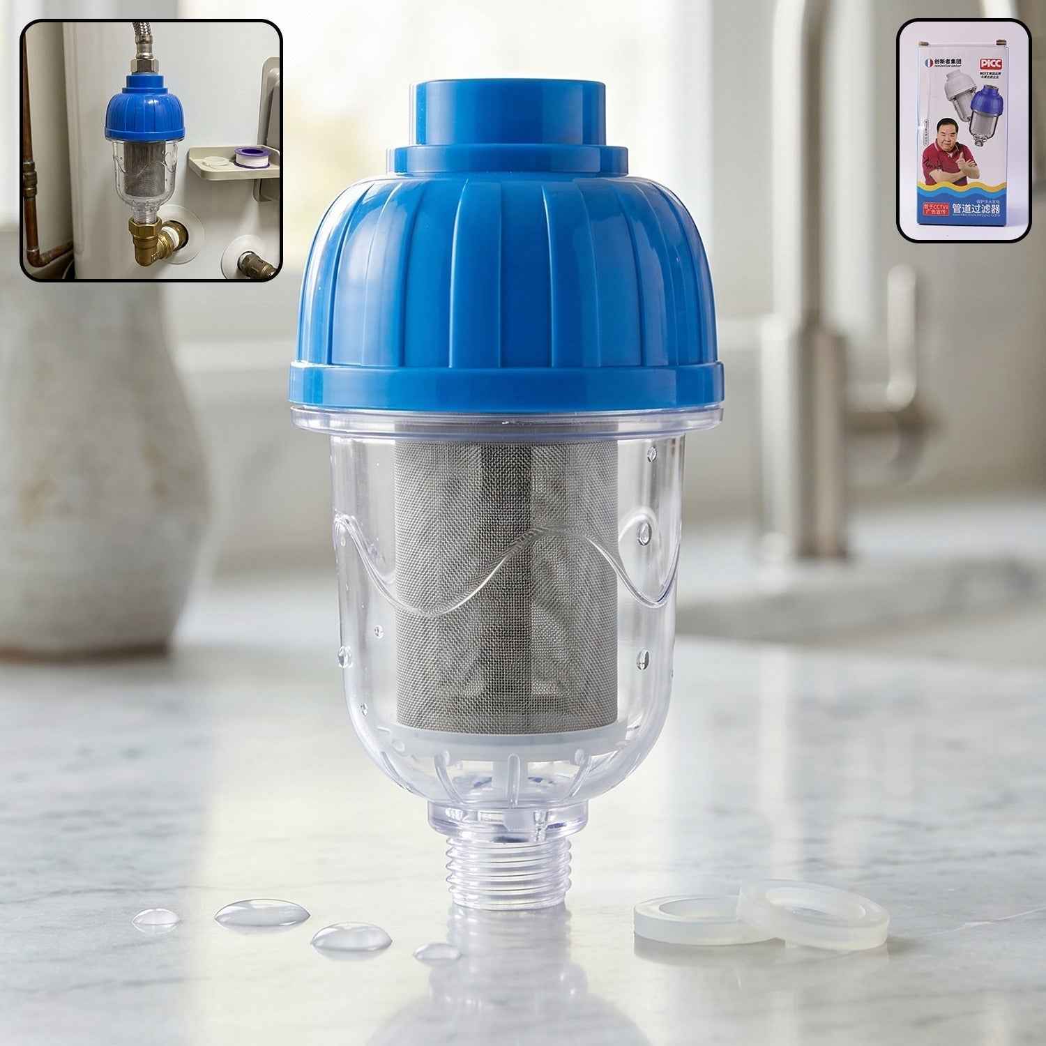 Hard Water Shower Filter Ð Multi-Layer Purification for Bathroom