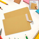 Brown Kraft Envelopes – Self-Seal for Invitations & Office | Craftily