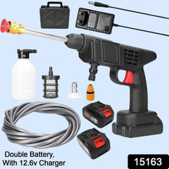 Cordless Car Washer Gun – 48V Dual Battery Power | Velvet Wheels