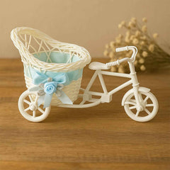 Bicycle Flower Pot Stand – Unique Plastic Home Decor Accent