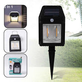 18W Solar Wall Double Light – Motion Sensor & Dual Modes