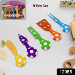 Cheese Knife Set – Stainless Steel Football Theme (5 Pcs) | Indo Glow