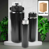 Stainless Steel Insulated Water Bottle Set – 3 Pcs Double Wall | hydrozilla