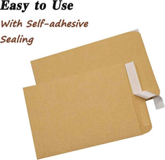 Brown Kraft Envelopes – Self-Seal for Invitations & Office | Craftily