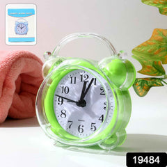 Quartz Analog Alarm Clock – Loud Alarm & Compact Design