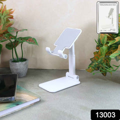 Adjustable Desktop Mobile Stand – Foldable, Height & Angle Adjustable