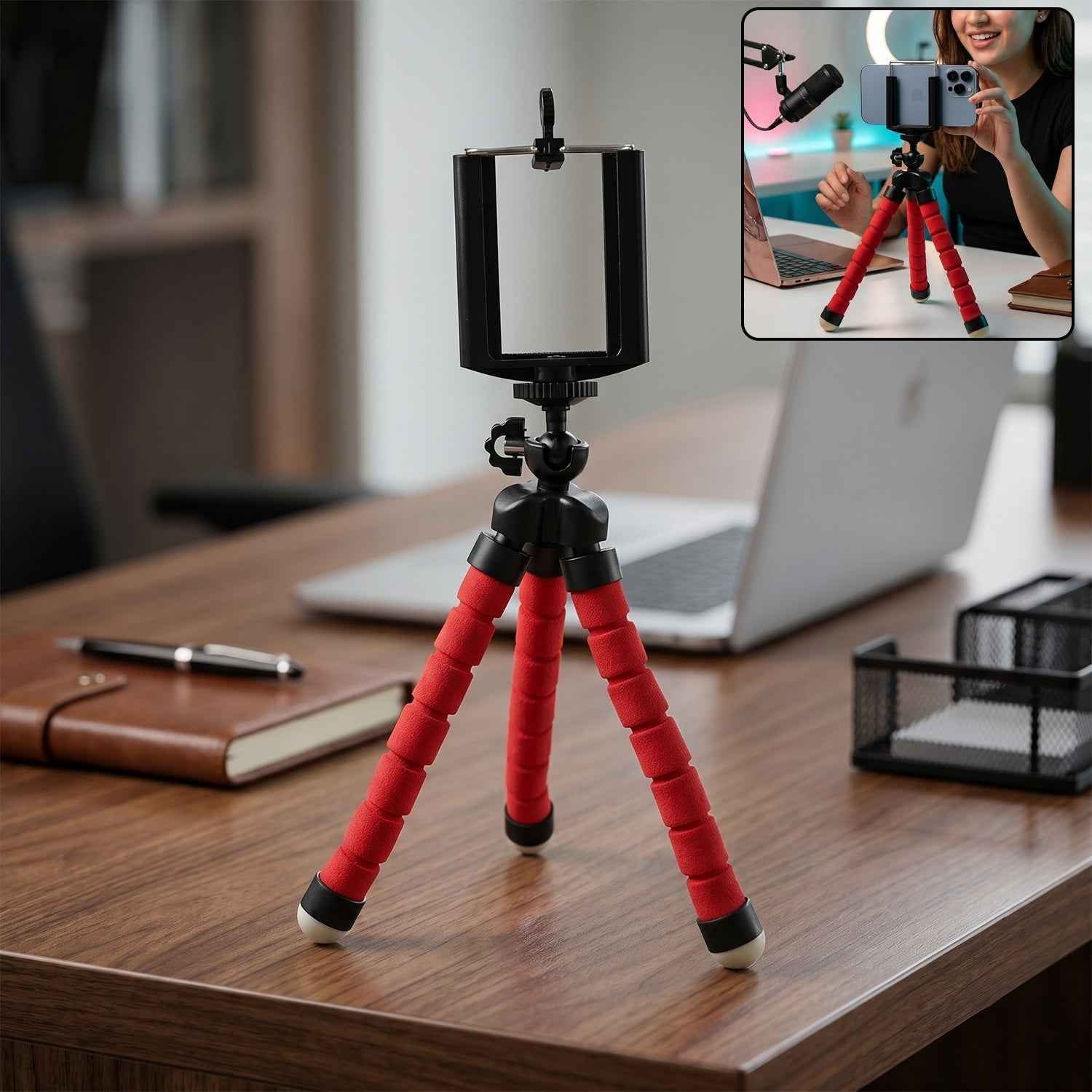 Mini Flexible Tripod - Portable Phone Stand & Content Creator Tool