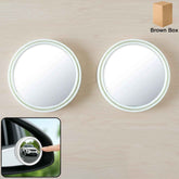 Car Blind Spot Mirror – White Round Set for Enhanced Safety