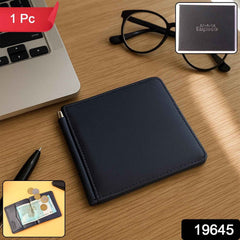 Slim Bi-Fold Wallet for Men – Compact Stylish Card & Coin Organizer