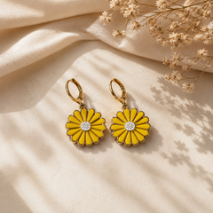 Sunflower Themed earrings - Pair of 2