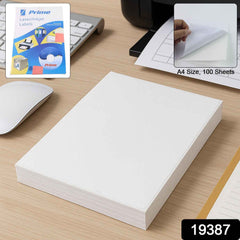 A4 Self-Adhesive Printable Label Sheets – 100 White Sheets