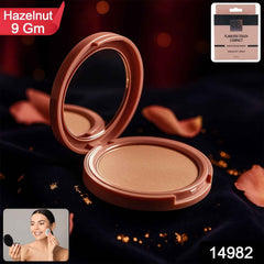 Hazelnut Compact Powder – Flawless Matte Finish with Nourishing Care
