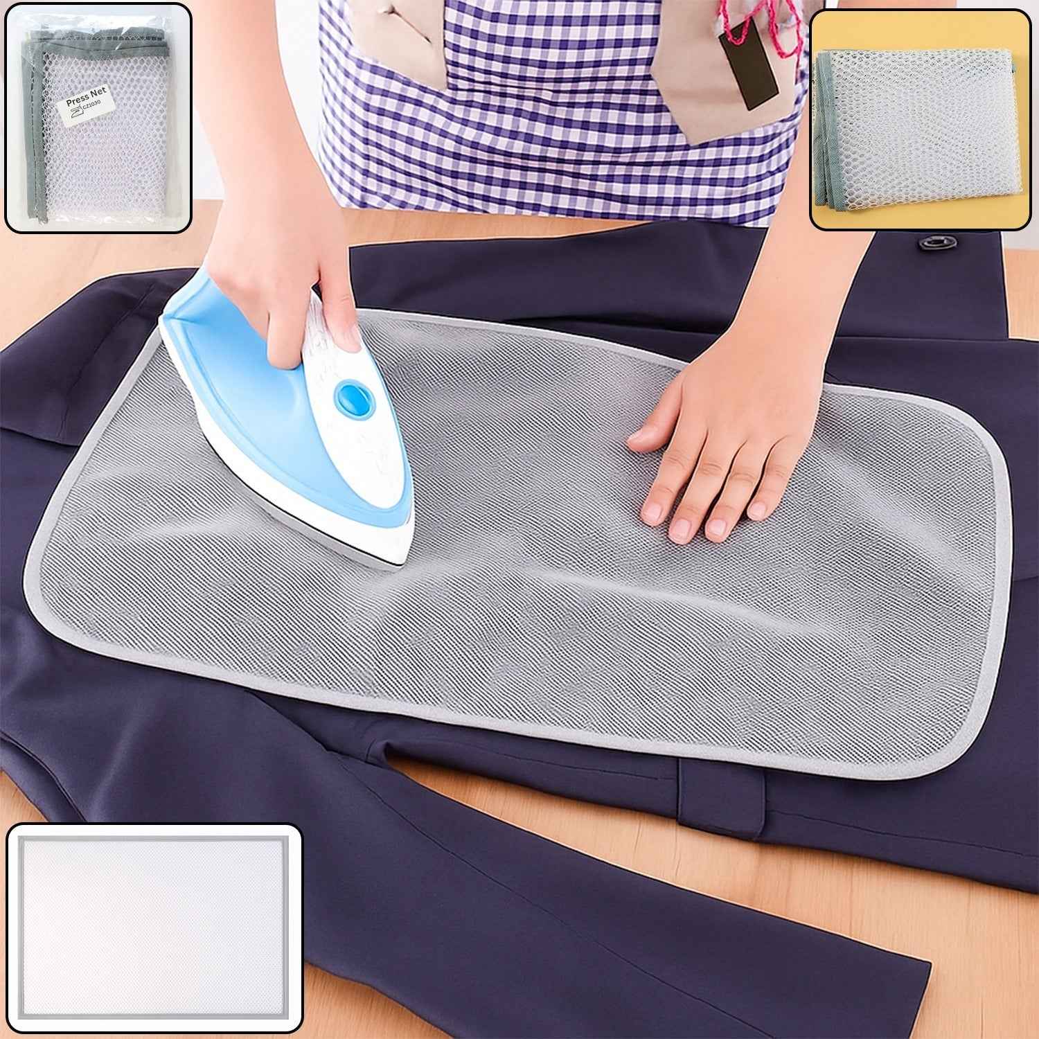 Heat-Resistant Ironing Mesh Press Cloth – 65x40 cm Protective Net