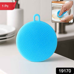 Silicone Dish Scrubber – Heat Resistant, Mildew Free Cleaning Tool