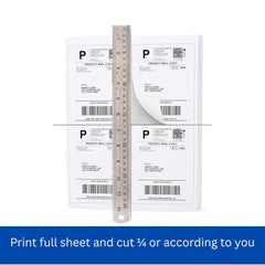 Stack of 100 Oddy A4 full-page self-adhesive label sheets