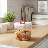 Airtight Storage Container – 450 ML Leak-Proof Red Lid