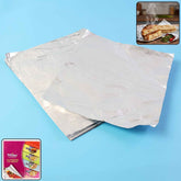 Aluminium Foil Cut Sheets 220×250 mm – Pre-Cut Food Wrap 50 Sheets